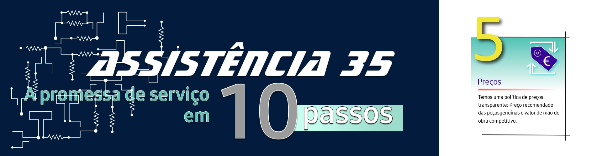 Passo 5 - Preços - Temos uma política de preços transparente